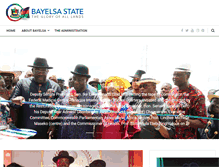 Tablet Screenshot of bayelsa.gov.ng